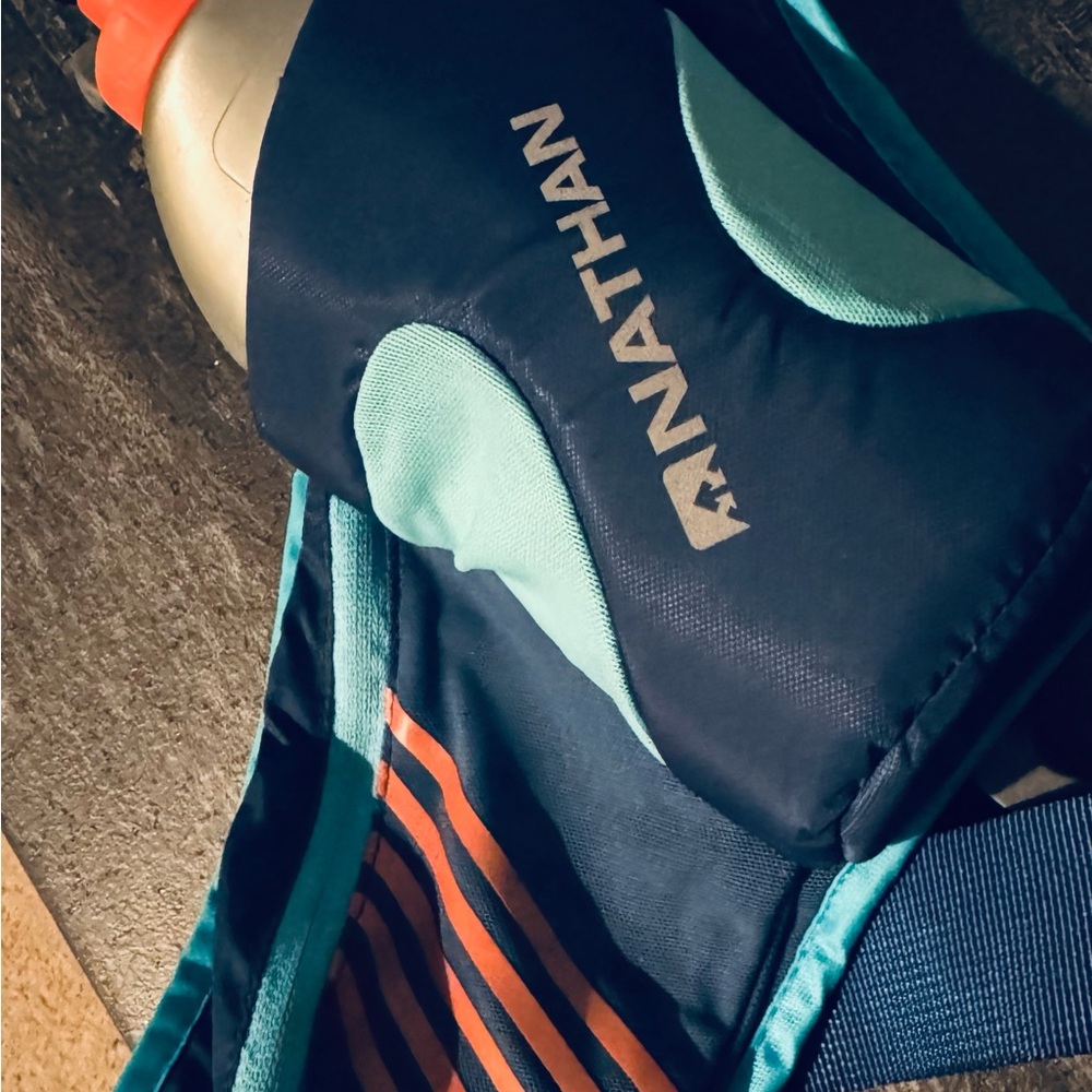 Nathan Blue and Orange Hydration Bottle
